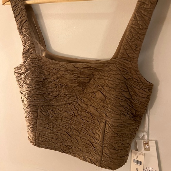 Good American Scrunchie Crop Top M BNWT - Picture 8 of 8